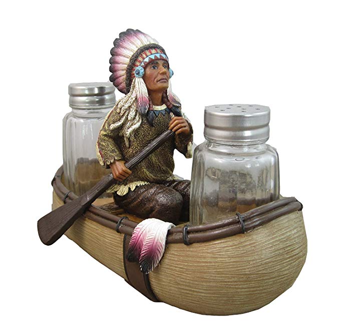 Native American Salt and Pepper Shaker Set By DWK