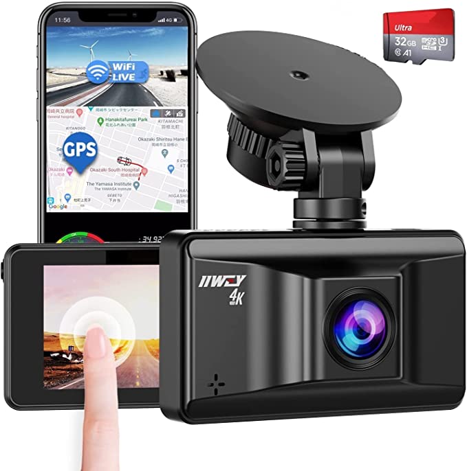 4K Dash Camera With Sony Night Vision -VAVA