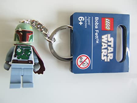 Boba Fett with Cape - LEGO Star Wars Minifigure Key Chain 2011 Design