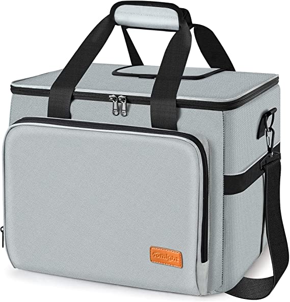 Tomight Cooler Bag, 33L Picnic Insulated Lunch Bag with Rigid Lining for Keeping Warm and Cold, for Family, Office, Car and Outdoor Activities