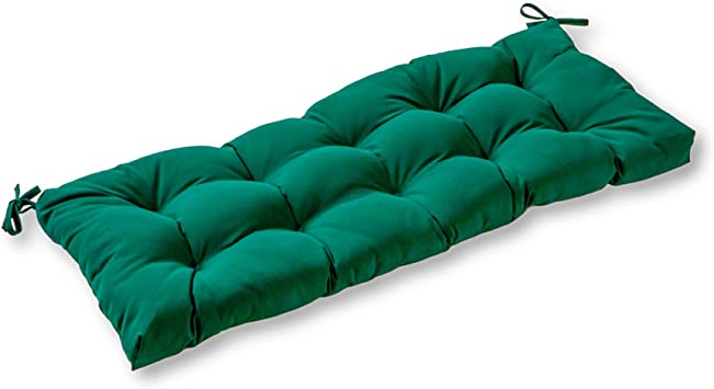 Greendale Home Fashions AZSC4805-FOREST Leaf Green 44-inch Outdoor Sunbrella Fabric Swing/Bench Cushion