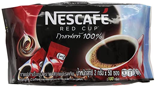 Nescafe Red Cup Instant Coffee 2g. Pack 50