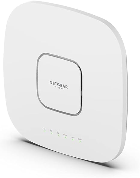 NETGEAR Wireless Access Point (WAX630) - WiFi 6 Tri-Band AX6000 Speed | Up to 600 Client Devices | 1 x 2.5G Ethernet Port | 802.11ax | MU-MIMO | Insight Remote Management