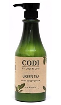 Codi Green Tea Hand & Body Lotion 750ml/25oz (pack of 2)
