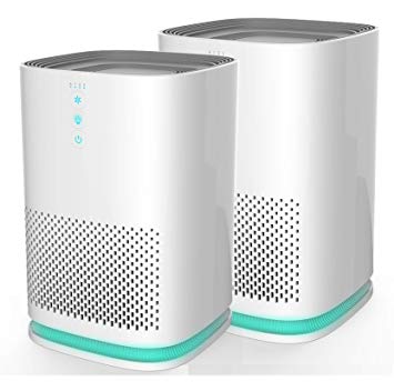 Medify MA-14 | 2-Pack Medical Grade True HEPA Air Purifier for 235 Sq. Ft. (H13 99.97%) Allergies, Dust, Pollen.Perfect for Single Office, Bedrooms, Dorms or Baby Nurseries - White