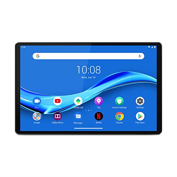 Lenovo Tab M10 FHD Plus Tablet (10.3-inch, 4GB, 128GB, Wi-Fi   LTE, Volte Calling), Platinum Grey