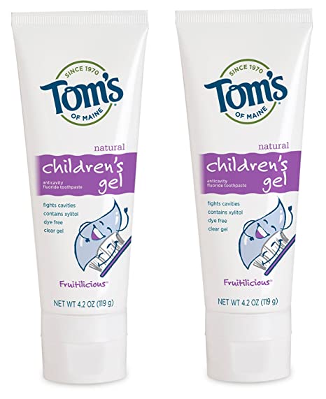 Tom's of Maine Natural Children's Toothpaste Fruitilicious Flavor (Pack of 2)