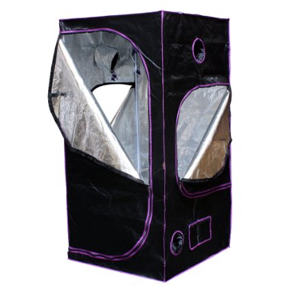 Apollo Horticulture 36x36x72 Mylar Hydroponic Grow Tent for Indoor Plant Growing