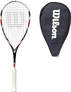 Wilson Pro Team Power Squash Racket with Head Cover