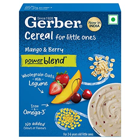 GERBER Cereals Mango & Berry for 2-6 year old kids 300g