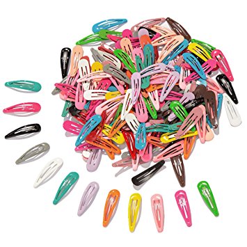 180 pcs: HBY Snap Hair Clips No Slip Metal Hair Clip Barrettes for Girls Toddlers Kids Women Accessories