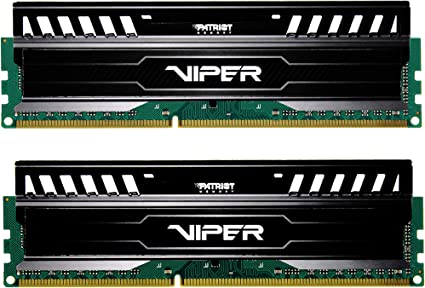 Patriot 16GB(2x8GB) Viper III DDR3 1600MHz (PC3 12800) CL9 Desktop Memory with Black Mamba Heatsink - PV316G160C9K