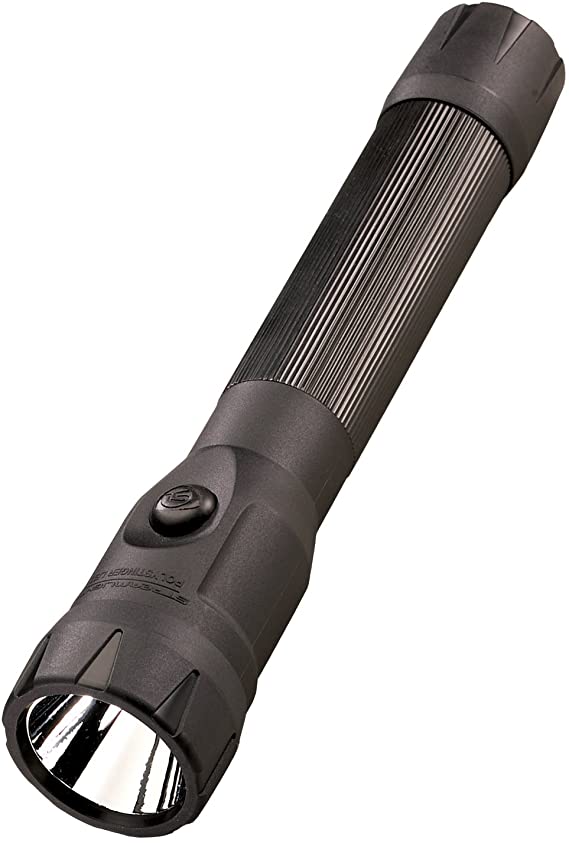 Streamlight 76813 PolyStinger DS LED Flashlight with 120-Volt AC/DC Charger, Black - 485 Lumens