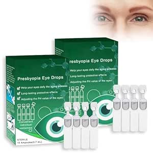 Optivipro Presbyopia Eye Drops, Eye Care Suitable for All Seniors (2 Box/20 pcs)