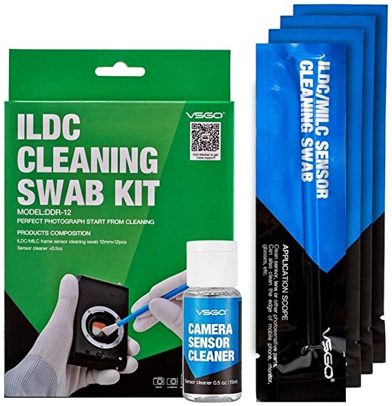 Cleaning Kit VSGO For M4/3 12 Swab   15 ml Sensor Cleaner