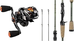 KastKing Zephyr Bait Finesse Fishing Reel and Spartacus II Fishing Rod