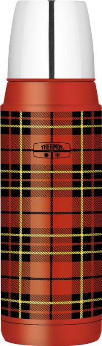 Thermos 16 Ounce Compact Beverage Bottle, Heritage Plaid