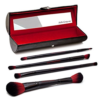 ybf 4 Piece Brush Set with Case, 5 Ounce