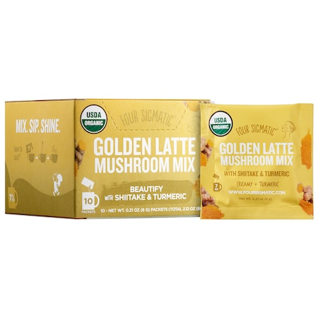 Golden Latte Mushroom Mix with Shiitake & Turmeric