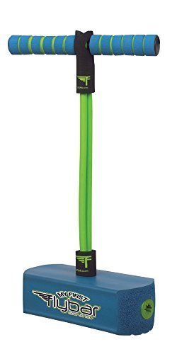 My First Flybar - Blue Foam Pogo Jumper For Kids - Fun and Safe Pogo Stick For Toddlers - High Quality, Durable Foam and Bungee Jumper For Ages 3 , Supports up to 250lbs