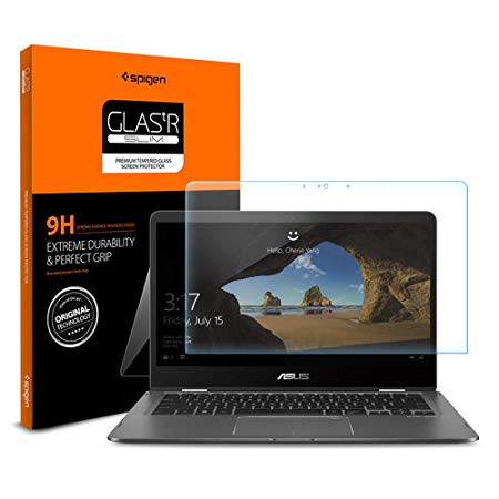 Spigen Tempered Glass Screen Protector Designed for Asus Zenbook Flip UX461FN-DH74T (14inch)