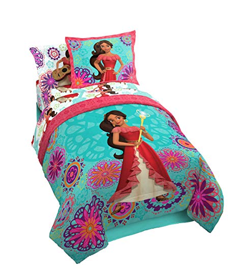 Jay Franco Disney Elena Magic of Avalor Twin 4 Piece Bed-in-A-Bag