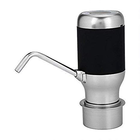 Lemonda Wireless Auto Electric Drinking Water Pump for Bottled Water Dispenser Home Office Outdoor (Black)