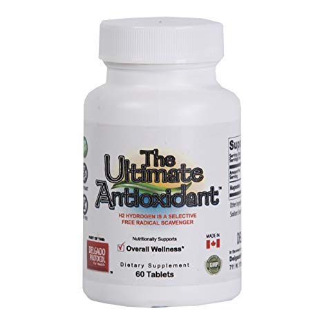 H2 Ultimate Antioxidant - Helps Improve Energy, Physical/Athletic Performance, Restores Health, Immune Support, Natural Skin Healing, and Eliminates Free Radicals. 60 Vegan Tablets (1 Month Supply)