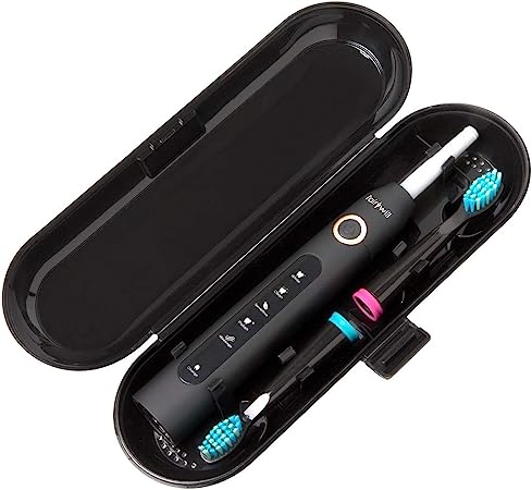 Nincha Plastic Electric Toothbrush Travel Case for Fairywill/TEETHEORY/Seago/Dnsly Series Sonic Electric Toothbrush, Black