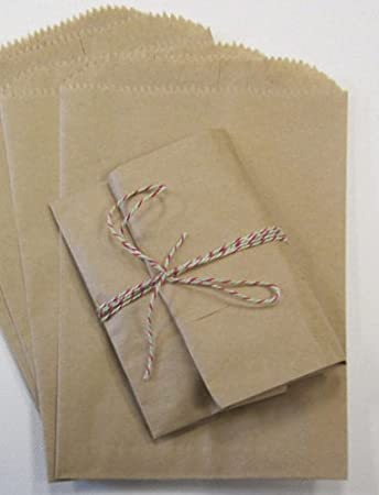 My Craft Supplies 200 Small Brown Kraft Paper Bags, 3 1/2 X 5 1/4 Inches