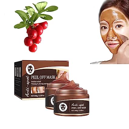 ANRUI Eversilk Peeling Mask, Pro-herbal Refining Peeling Mask, Cleansing Blackhead Mask, For All Skins (2PCS)