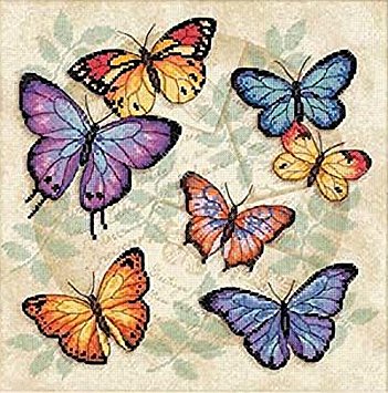 Dimensions Needlecrafts Counted Cross Stitch, Butterfly Profusion