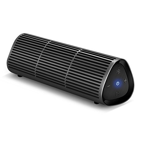 Bluetooth Speakers, EC Technology Portable Wireless Speaker with 12H Play Time, Enhanced Bass Stereo Sound, Built-in Mic for iPhone, iPad,Samsung, Android Phones, Laptop [Black]
