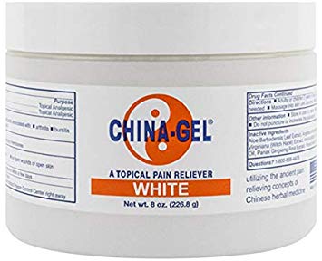 China-Gel - Topical Pain Reliever, 8 oz, White