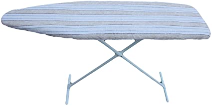 J&J home fashion Classic Heavy Use Ironing Board Cover with 2-Layer Pad-Beige Stripe