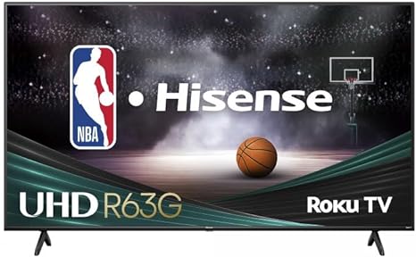 Hisense 65R63G-65 4K UHD Smart Roku TV with Dolby Vision & HDR10