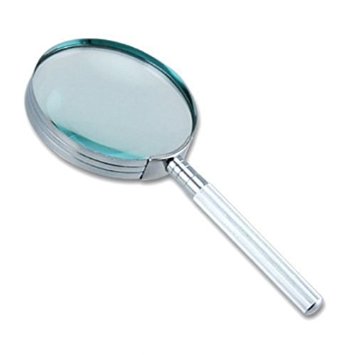 10X 2 ChromeBrass Body Magnifier Powerful Glass Lens