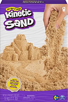 Kinetic Sand, 5kg (11lb) of All-Natural Brown Sand for Mixing, Molding and Creating