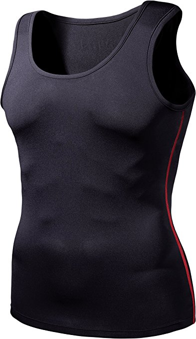 Tesla Men's Cool Dry Compression Muscle Tank Top Baselayer Sleeveless N15