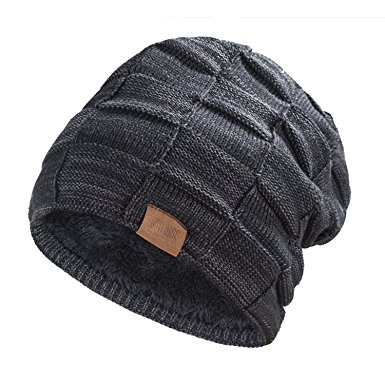 REDESS Beanie Hat For Men and Women Winter Warm Hats Knit Slouchy Thick Skull Cap