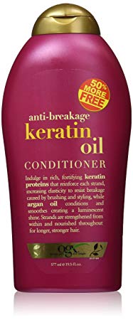 Organix Keratin Oil Conditioner Bonus, 19.5 Ounce