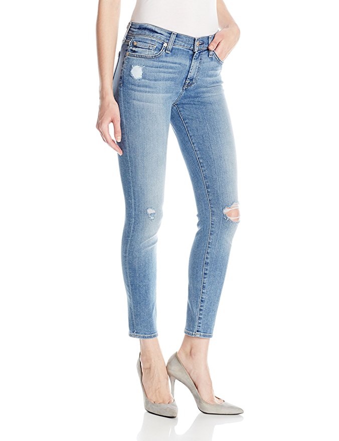 7 For All Mankind Women's Ankle Skinny Jean