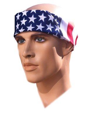 Team USA Apparel American Flag Bandana Headband US Bandana For Men USA Flag