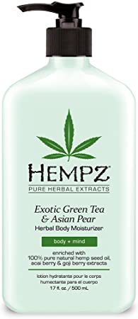 Hempz Exotic Green Tea & Asian Pear Herbal Body Moisturizer 17.0 oz | ⭐️ Exclusive