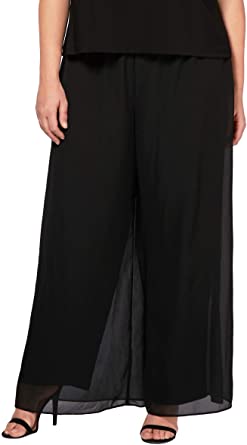 Alex Evenings Women's Straight Leg Dress Pant (Petite Regular Plus Sizes)