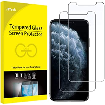 JETech Screen Protector Compatible with iPhone 11 Pro Max and iPhone Xs Max 6.5-Inch, Tempered Glass Film, 2-Pack