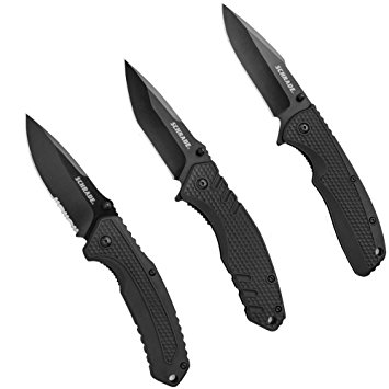 Schrade SCHP1735CP Linerlock 3 Pack Knife