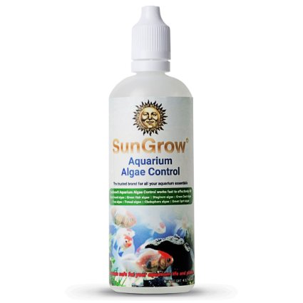 SunGrow® Aquarium Algae Control - Kill algae in 5 days: Fast and effective: Safe for Fish & Shrimps: For Freshwater & Marine Use