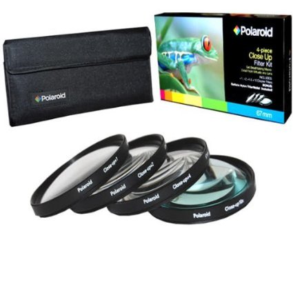 Polaroid Optics 77mm 4 Piece Close Up Filter Set ( 1,  2,  4,  10)