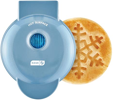 Dash Snowflake Waffle Maker BLUE